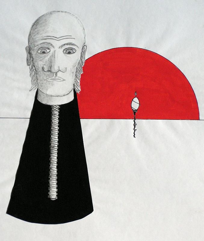 Mr. Sunshine, 1974, Tusche-Tempera, 21x30.jpg